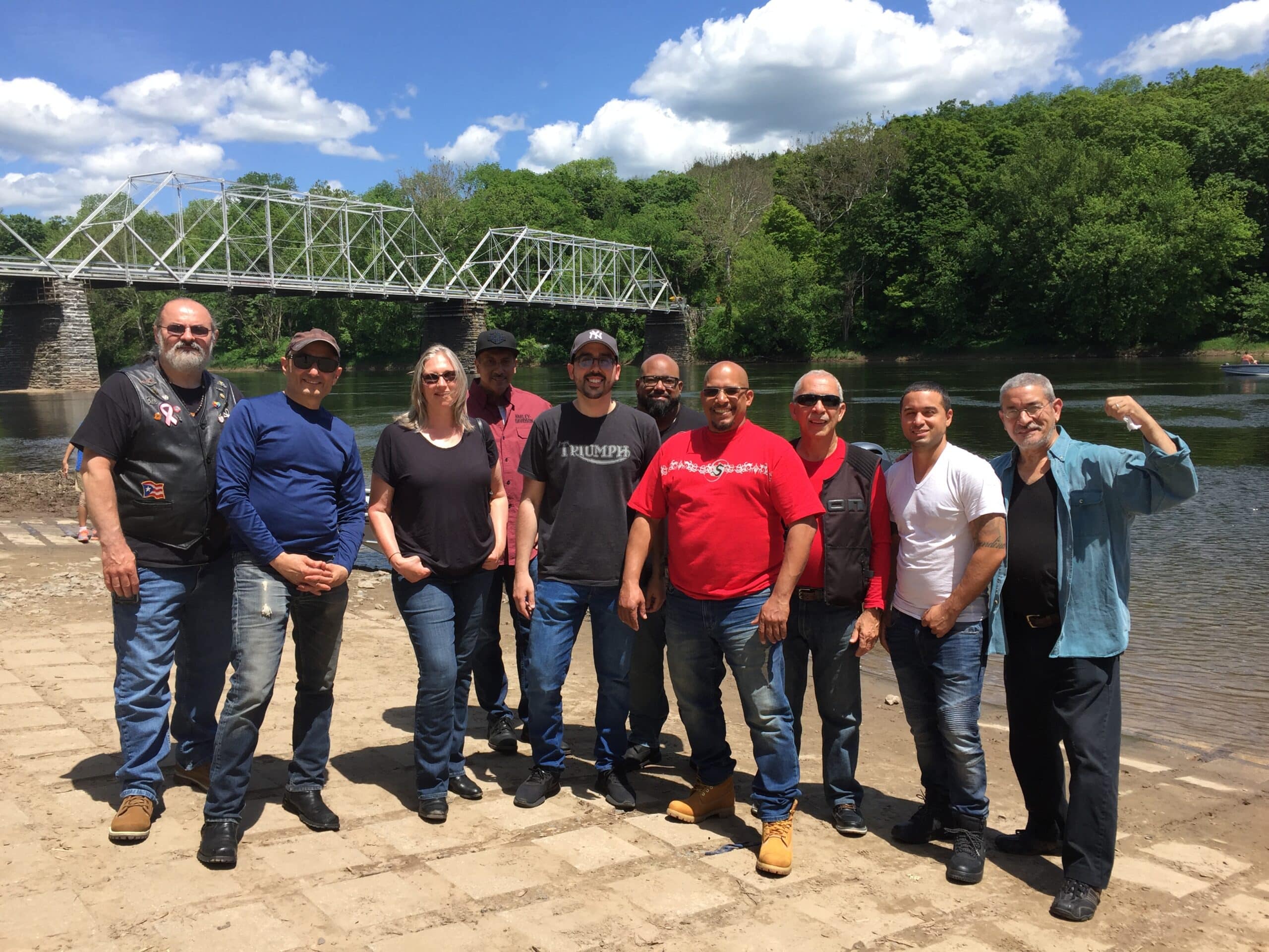 NYC Motorcycle Riders - Dingmans Ferry Bridge